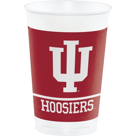 NCAA 20 oz Indiana University Plastic Cups PK96, 96PK 374924